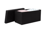 NNEKG Collapsible Storage Box (Large Black Fabric)