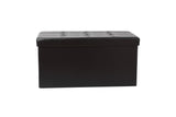 NNEKG Collapsible Storage Box (Large Black PU)