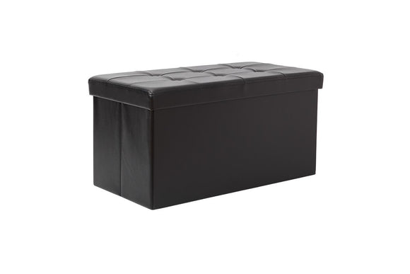 NNEKG Collapsible Storage Box (Large Black PU)
