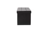 NNEKG Collapsible Storage Box (Large Black PU)