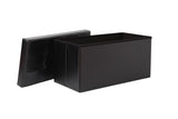 NNEKG Collapsible Storage Box (Large Black PU)