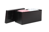 NNEKG Collapsible Storage Box (Large Black PU)
