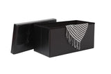 NNEKG Collapsible Storage Box (Large Black PU)