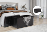 NNEKG Collapsible Storage Box (Large Black PU)