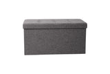 NNEKG Collapsible Storage Box (Large Charcoal Fabric)