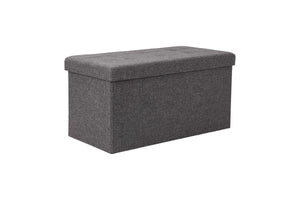 NNEKG Collapsible Storage Box (Large Charcoal Fabric)