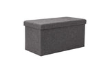 NNEKG Collapsible Storage Box (Large Charcoal Fabric)
