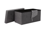 NNEKG Collapsible Storage Box (Large Charcoal Fabric)