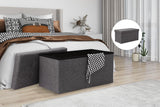 NNEKG Collapsible Storage Box (Large Charcoal Fabric)
