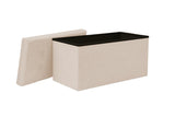NNEKG Collapsible Storage Box (Large Beige Fabric)