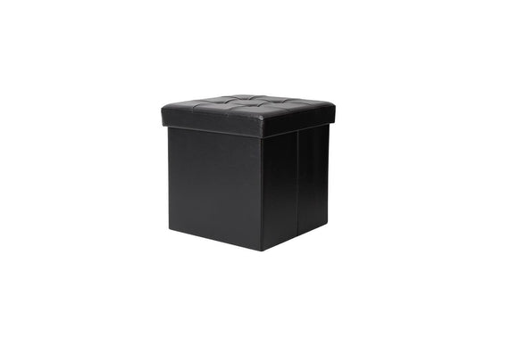 NNEKG Collapsible Storage Box (Small Black PU)