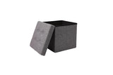 NNEKG Collapsible Storage Box (Small Charcoal Fabric)