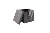NNEKG Collapsible Storage Box (Small Charcoal Fabric)