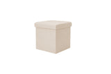 NNEKG Collapsible Storage Box (Small Beige Fabric)