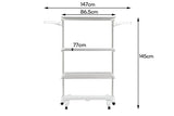 NNEKGE Deluxe Washing Clothes Drying Rack