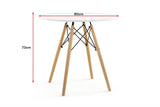 NNEKGE Eames Replica Dining Table (White)