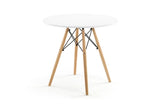 NNEKGE Eames Replica Dining Table (White)