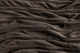 NNEKGE Plush Electric Heated Throw Blanket (Dark Chocolate 200cm x 180cm)