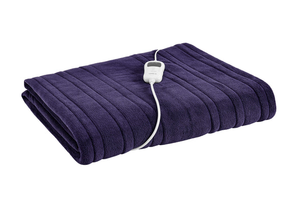 NNEKGE Plush Electric Heated Throw Blanket (Orchid 160cm x 130cm)