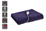 NNEKGE Plush Electric Heated Throw Blanket (Orchid 160cm x 130cm)