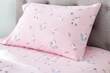 NNEKG 150GSM Flannelette Kids Quilt Cover Set (Unicorn Single)