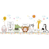 NNEKGE Forest Animal Wall Sticker
