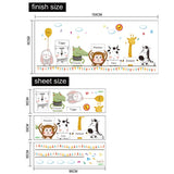 NNEKGE Forest Animal Wall Sticker