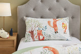 NNEKG Forest Friends Kids Quilt Cover Set (Beige Single)