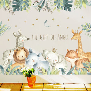 NNEKGE Forest Friends Nursery Wall Sticker