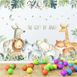 NNEKGE Forest Friends Nursery Wall Sticker