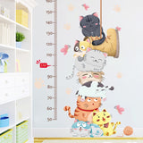 NNEKG Forest Friend Height Measurement Wall Sticker