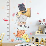 NNEKG Forest Friend Height Measurement Wall Sticker