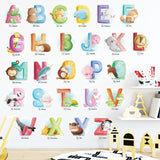 NNEKG Animals and Letters Wall Sticker