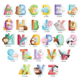 NNEKG Animals and Letters Wall Sticker