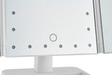 NNEKG Fold Out Hollywood Makeup Mirror (White)