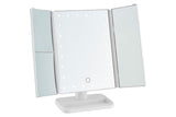 NNEKG Fold Out Hollywood Makeup Mirror (White)