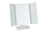 NNEKG Fold Out Hollywood Makeup Mirror (White)