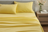 NNEKGE 150GSM Cotton Flannelette Bed Sheet Set (Honeycomb Double)