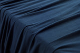 NNEKGE 150GSM Cotton Flannelette Bed Sheet Set (Midnight King)