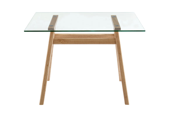 NNEKGE Gigi Square Glass Table (Natural)