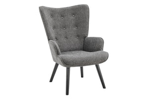 NNEKGE Henry High Back Armchair (Charcoal)