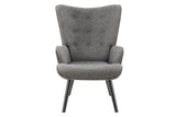 NNEKGE Henry High Back Armchair (Charcoal)