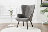 NNEKGE Henry High Back Armchair (Charcoal)