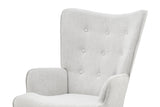 NNEKG Henry High Back Armchair (Light Grey)