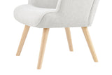 NNEKG Henry High Back Armchair (Light Grey)