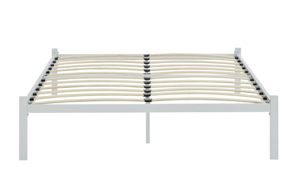 NNEKG Hindmarsh Metal Bed Frame (White King)