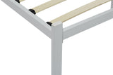 NNEKG Hindmarsh Metal Bed Frame (White King)