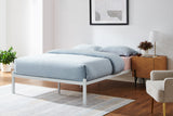 NNEKG Hindmarsh Metal Bed Frame (White King)