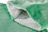 NNEKGE Reversible Hoodie Blanket (Jade White)