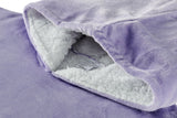 NNEKGE Reversible Hoodie Blanket (Orchid White)
